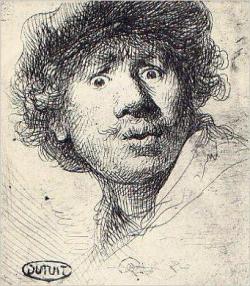 Rembrandt : Eaux-fortes par Sophie-Charlotte Renouard de Bussire