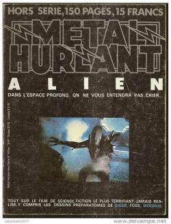 Revue Mtal Hurlant hors srie n 43 : Alien par Ridley Scott