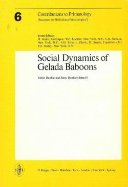 Social Dynamics of Gelada Baboons par Robin Dunbar
