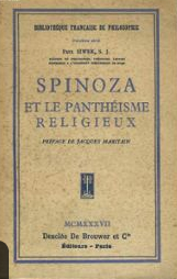 Spinoza et le panthisme religieux par Paul Siwek