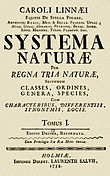 Systema Naturae, tome 1 : 1766 1768 par Carl von Linn