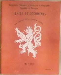 Textes et documents sur l'histoire de la Franche-Comt (t. 3) 18e sicle par Maurice Gresset