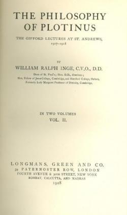 The Philosophy of Plotinus: Volumes I & II par William Ralph Inge