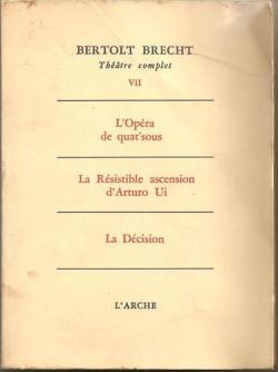 Thtre complet, tome 7 par Bertolt Brecht
