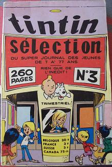 Tintin selection n 3. par Revue Tintin