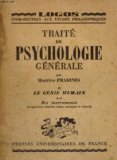 Trait De Psychologie Gnrale - II Le Gnie Humain par Maurice Pradines