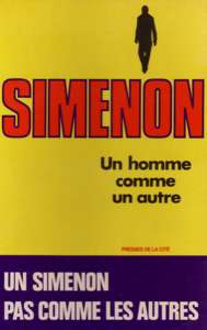 Un homme comme un autre par Georges Simenon