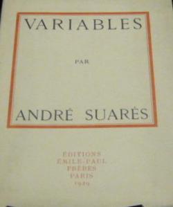Variables par Andr Suars