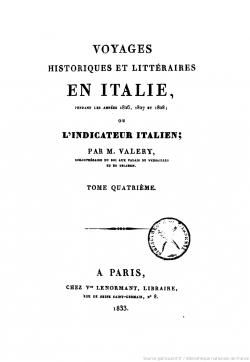Voyages historiques et littraires en Italie pendant les annes 1826, 1827 et 1828, ou L'indicateur italien. T. 4 par Antoine Claude Pasquin