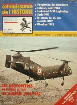 connaissance de l'HISTOIRE [n 46, juin 1983] Les hlicoptres en Algrie 1954/1962 par Magazine Connaissance de l`Histoire