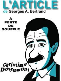 Christian Dotremont - A perte de souffle par Georges A. Bertrand