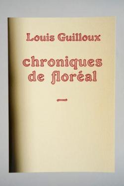 Chroniques de Floral par Louis Guilloux