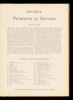 Collection de 120 dessins, croquis et peintures de M. Ingres 1er srie par douard Gateaux