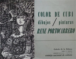Color de cuba, dibujos y pinturas de Ren Portocarrero par Alejo Carpentier