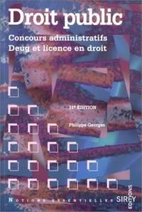 Concours administratifs DEUG et licence de droit par Philippe Georges