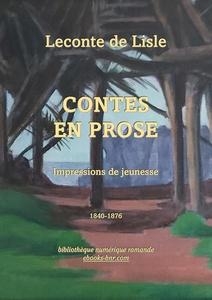 Contes en proses par Charles-Marie Leconte de Lisle