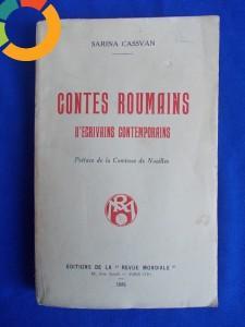 Contes roumains d'crivains contemporains par Sarina Cassvan
