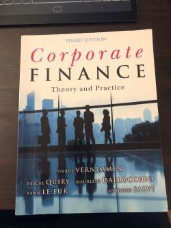 Corporate finance theory and practice par Antonio Salvi