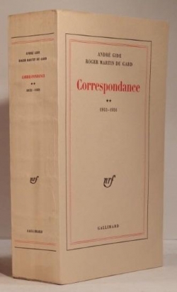 Correspondance 1935-1951 : Andr Gide / Roger Martin du Gard  par Andr Gide