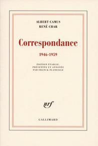 Correspondance (1946-1959) : Albert Camus / Ren Char par Albert Camus