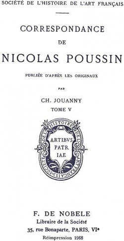 Correspondance, tome 5 par Nicolas Poussin