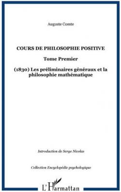 Cours de Philosophie Positive par Auguste Comte