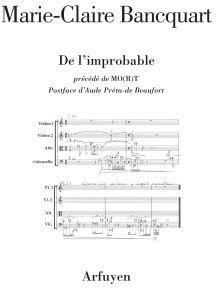 De l'improbable - Mo(r)t par Marie-Claire Bancquart