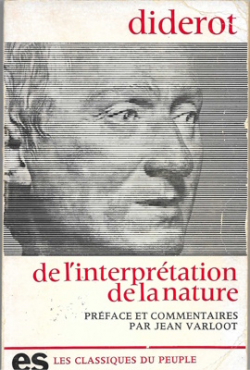 De l'interprtation de la nature par Denis Diderot