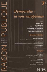 Dmocratie : la voie europenne par Jean-Marc Ferry