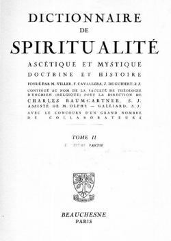 Dictionnaire de Spiritualit asctique et Mystique Doctrine et Histoire Tome II premire partie - Cabasilas -Comotto par Marcel Viller