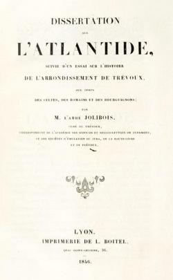 Dissertation sur l'Atlantide par Jean-Franois Jolibois