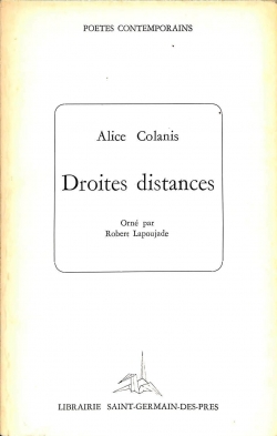 Droites distances par Alice Colanis