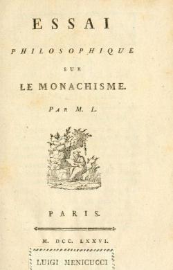 Essai philosophique sur le monachisme par Simon-Nicolas-Henri Linguet
