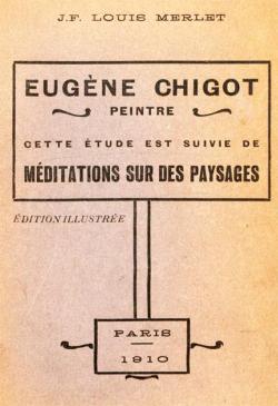 Eugne Chigot, Peintre par Jean-Franois-Louis Merlet