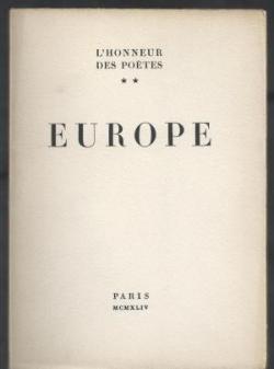 Europe par Louis Aragon