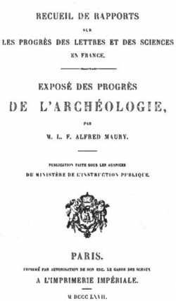 Expos des progrs de l'archologie par Alfred Maury