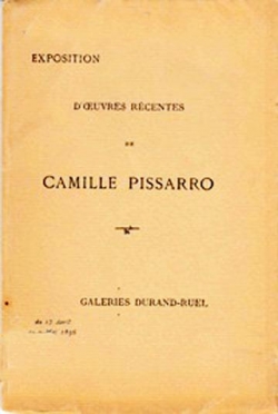 Exposition d'uvres rcentes de Camille Pissarro par Arsne Alexandre