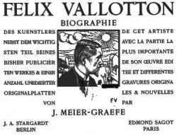 Flix Vallotton - Biographie par Julius Meier-Graefe