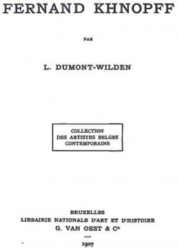 Fernand Khnopff par Louis Dumont-Wilden