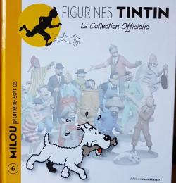 Figurines Tintin - Milou promne son os par Daniel Couvreur