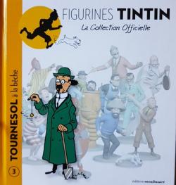 Figurines Tintin - Tournesol  la bche par Dominique Maricq