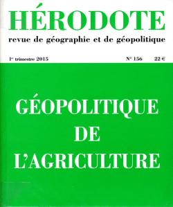 Hrodote, n156 : Gopolitique de l'agriculture par Revue Hrodote