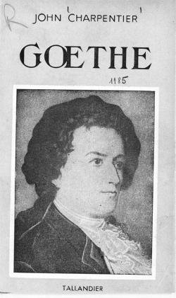 Goethe par John Charpentier