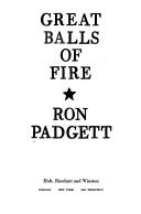 Great Balls of Fire par Ron Padgett