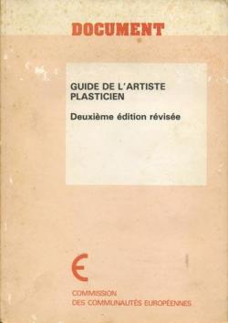 Guide de l'artiste plasticien par Raymonde Moulin