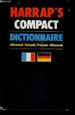 Harrap's compact dictionnaire : Allemand-franais, [franais-allemand], Pons par Heinrich Mattutat