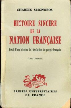 Histoire sincre de la nation franaise, tome 1 par Charles Seignobos