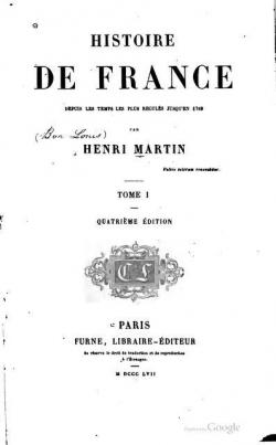Histoire de France, tome 1 par Henri Martin