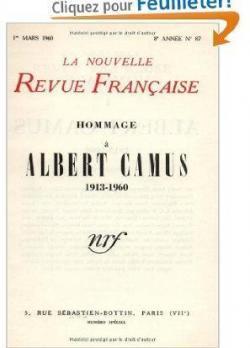 Hommage A Albert Camus 1913-1960 par Jean Paulhan