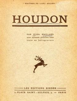 Houdon - Matre de l'Art Ancien par lisa Maillard